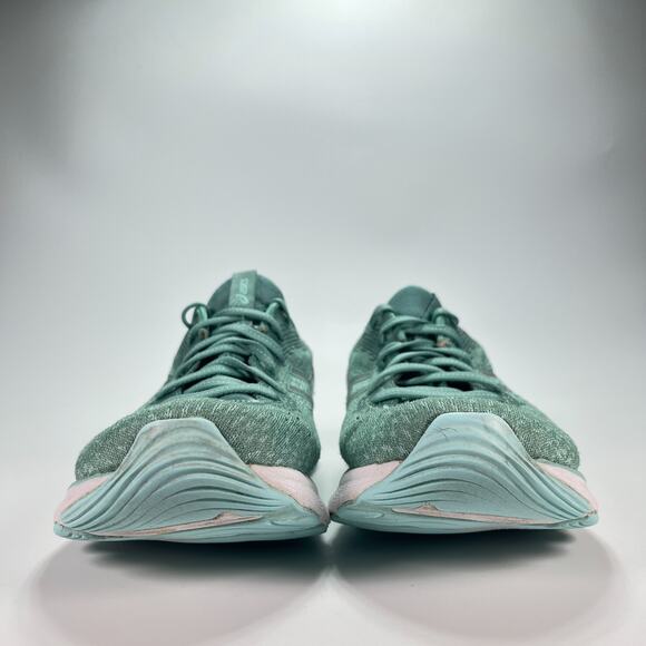 Asics Gel-Nimbus 24 Seafoam Green Lace Up Running Shoes 1012B201 Women's Size 10 - Picture 2 of 12